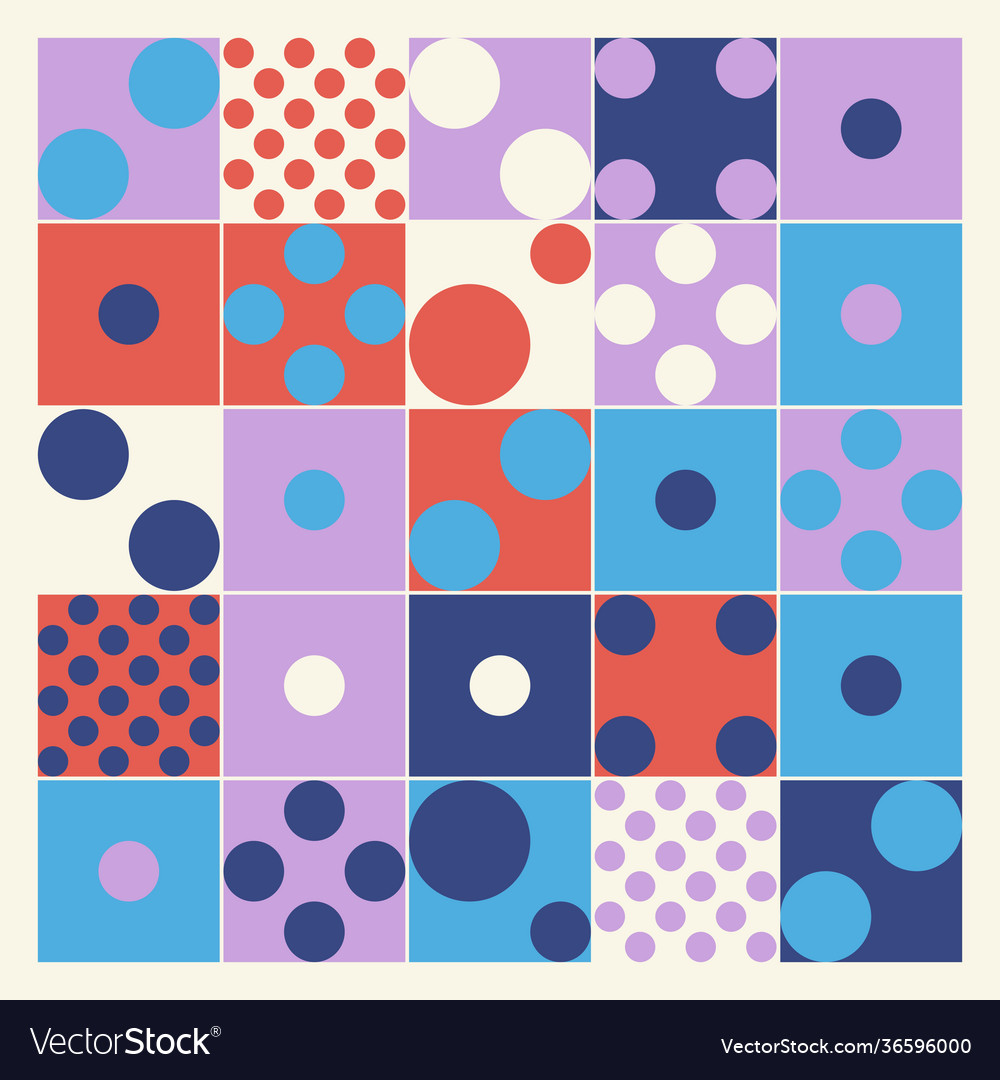 Abstract square pattern design vector image Abstract square pattern design