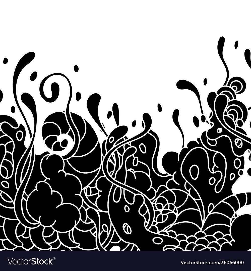 Background with slime and tentacles