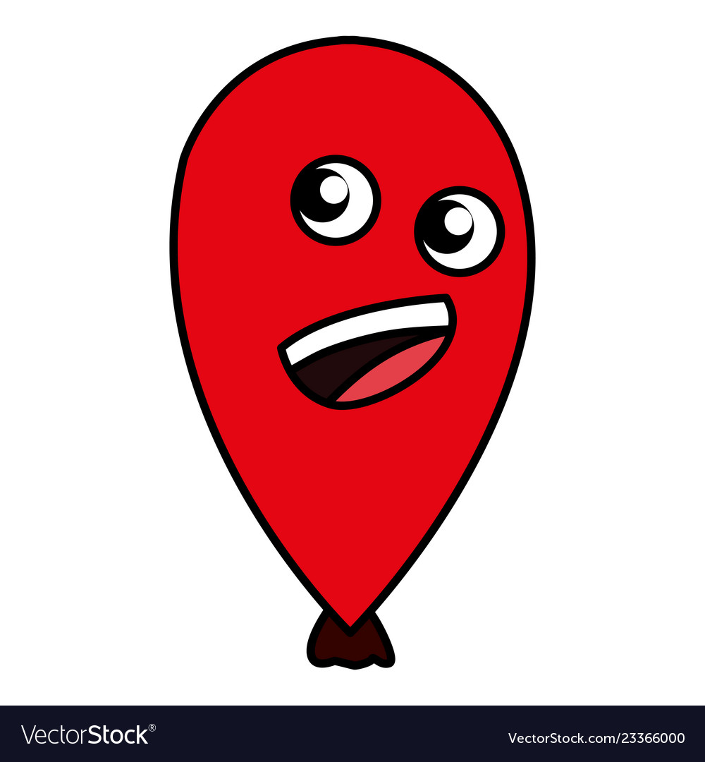 Cartoon balloon icon Royalty Free Vector Image