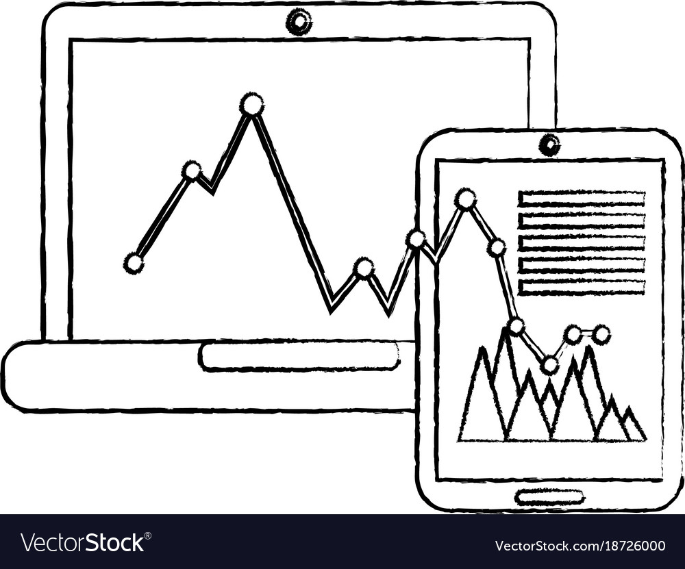Graph chart icon image