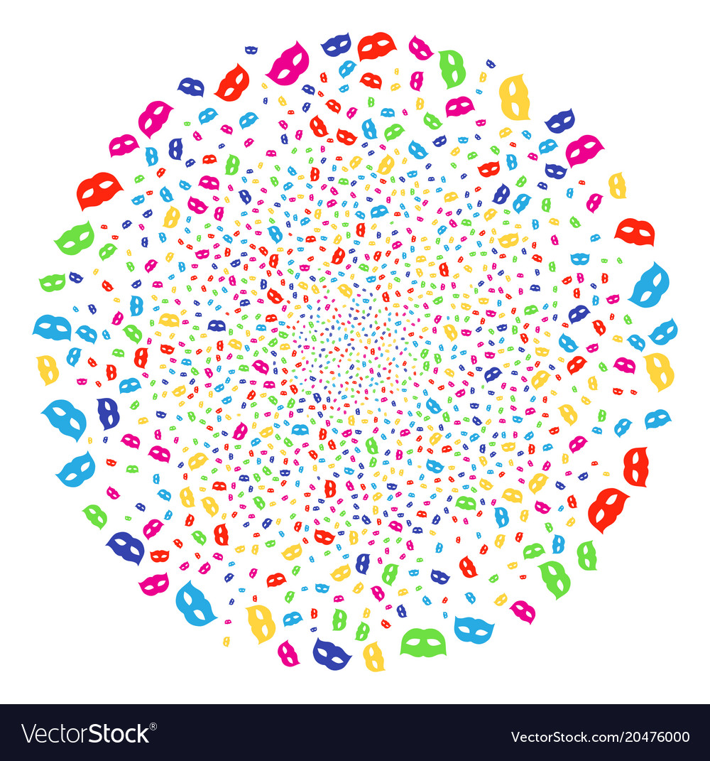 Privacy mask exploding round cluster