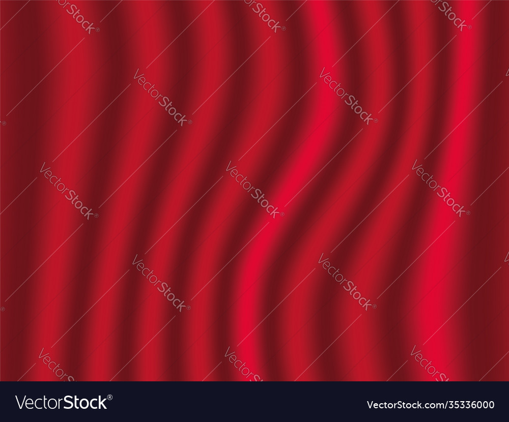 Realistic red fabric