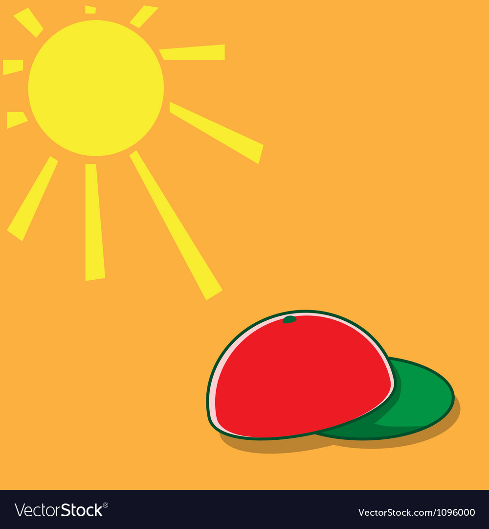 Sun and hat