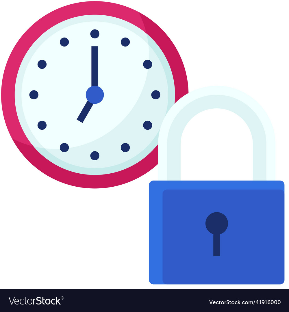 Timelock icon blockchain related