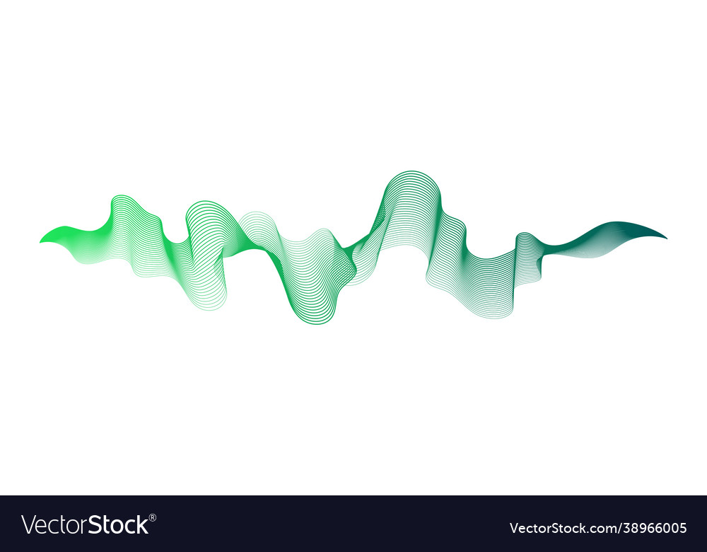 Abstract backdrop with wave gradient lines vector image Abstract backdrop with wave gradient lines