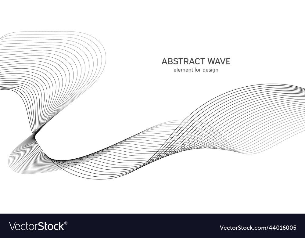 Abstract wave element for design digital vector image Abstract wave element for design digital