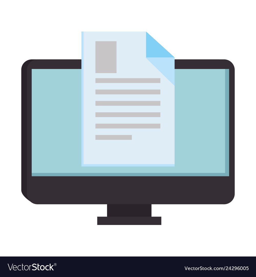 Electronic document with computer