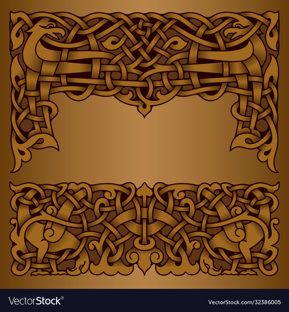 Ethnic vintage border