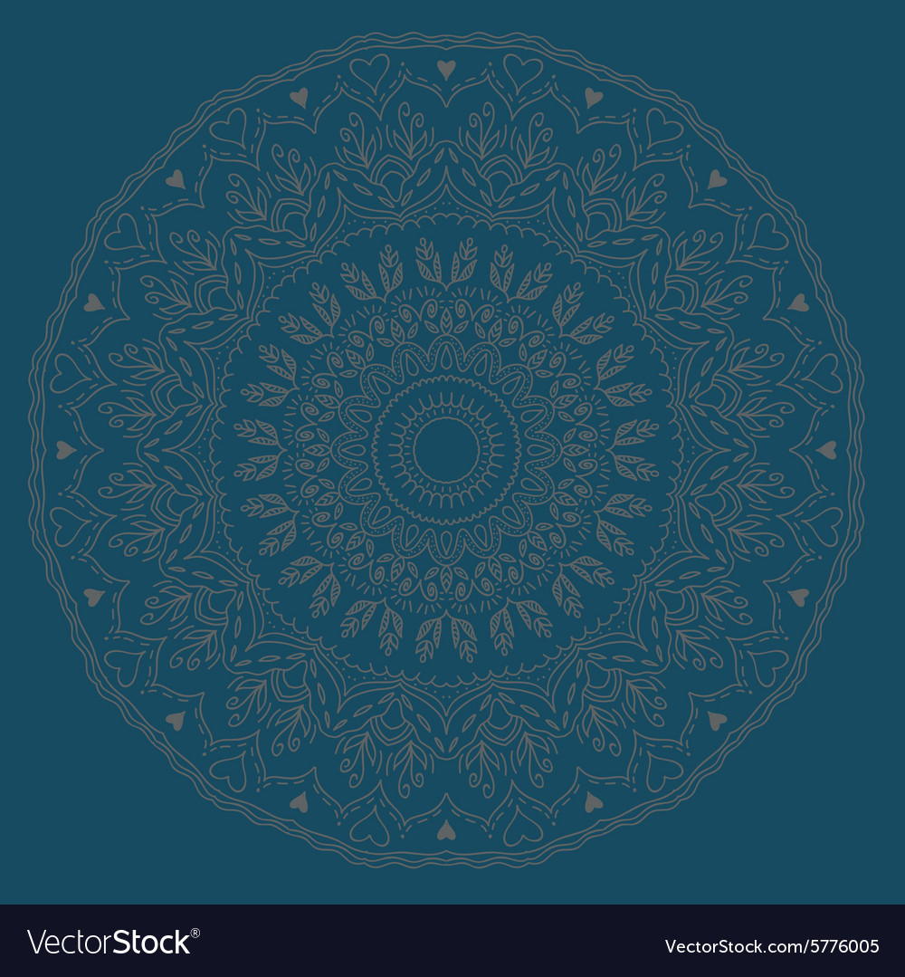 Mandala round ornament pattern