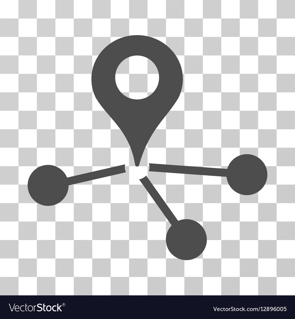 Map marker network icon