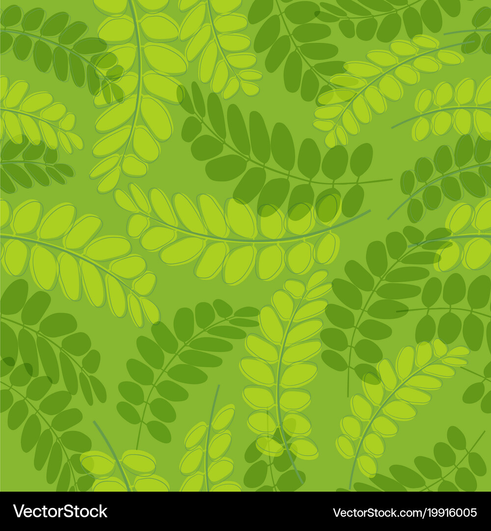 Seamless pattern with leaves Royalty Free Vector Image