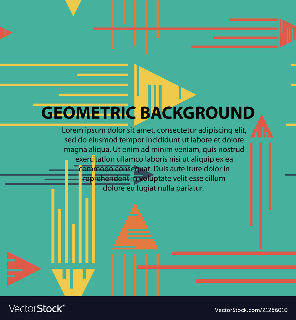 Abstract geometric pattern and background