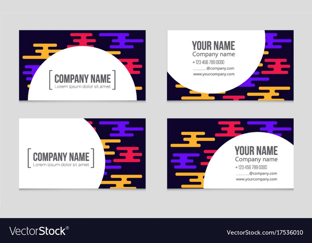 Abstract layout background set for art