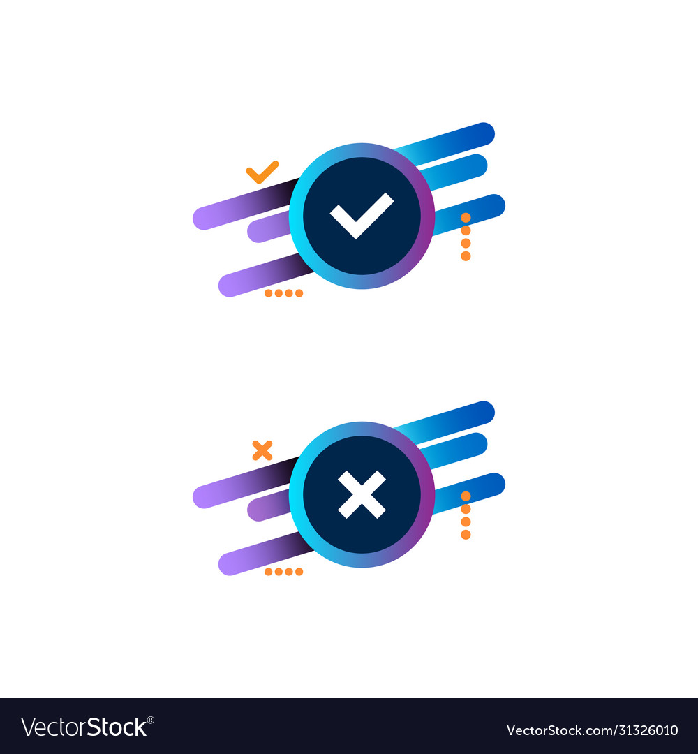 Check box list icons set isolated on white vector image Check box list icons set isolated on white
