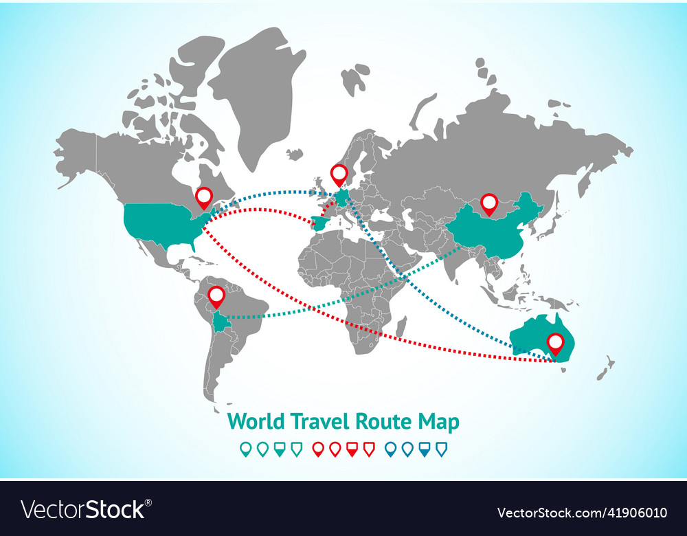 Earth map gps Royalty Free Vector Image - VectorStock