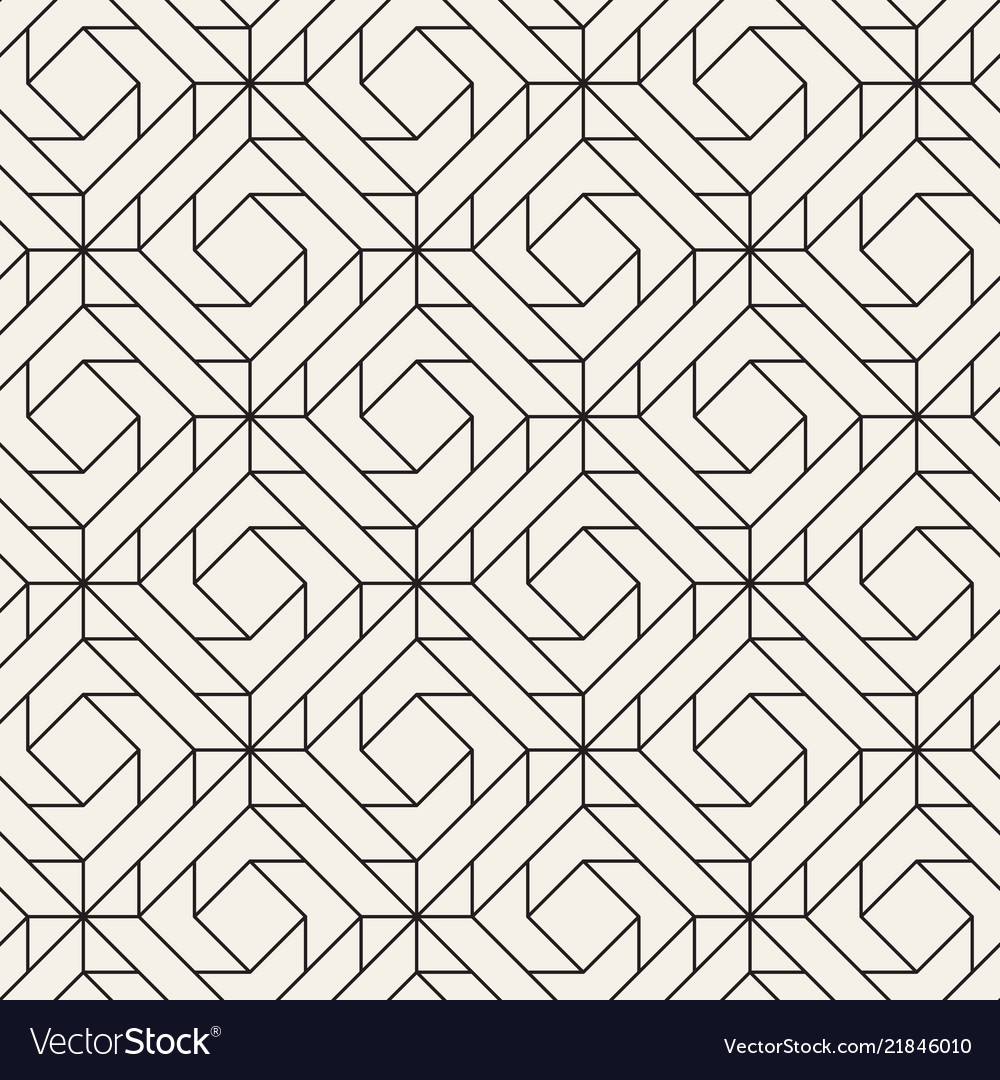 Geometric Line Tiling Pattern