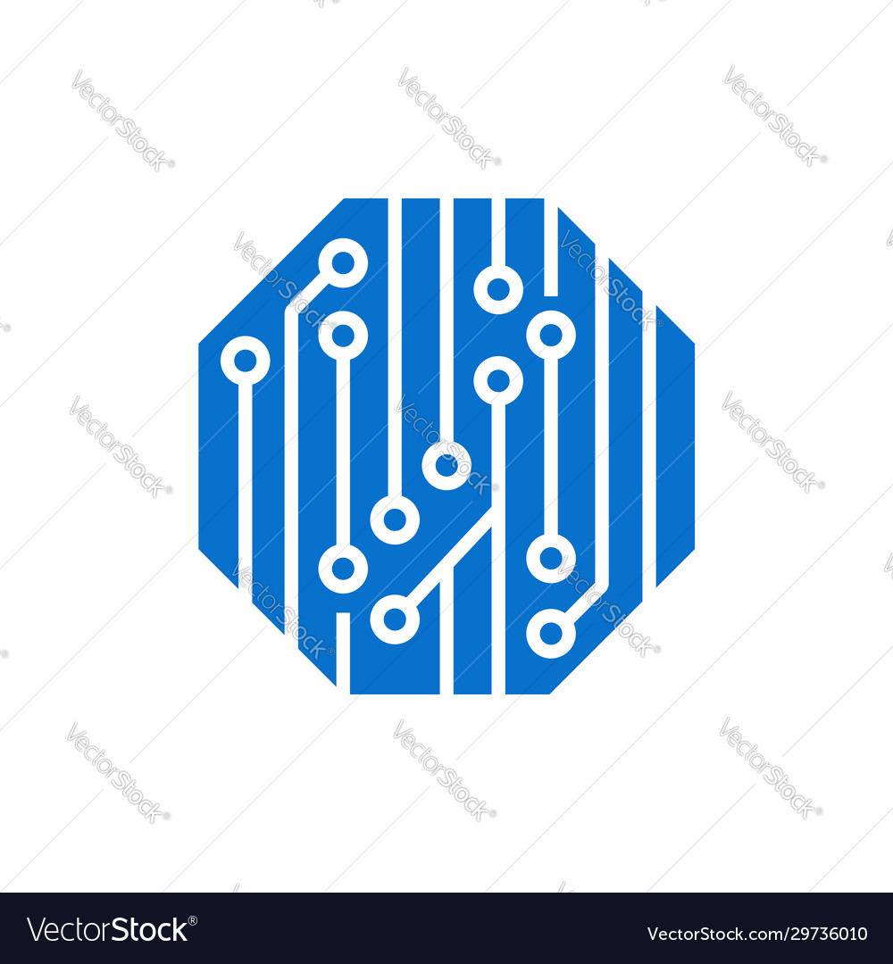 Octagon circuit logo