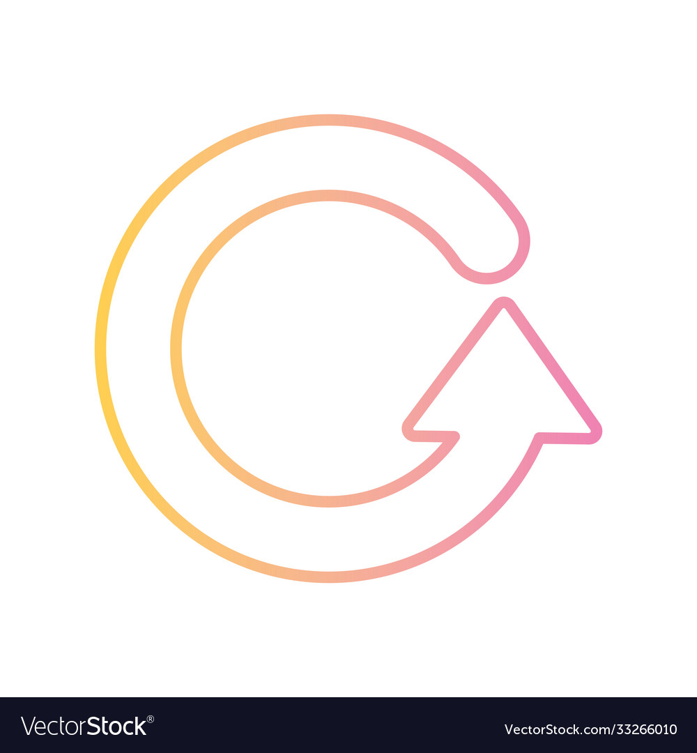 Repeat arrow to right direction gradient style
