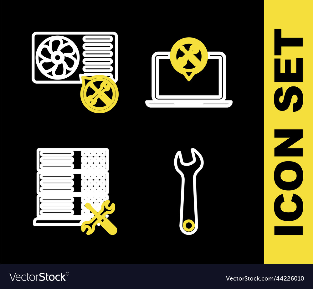 Set line laptop service wrench database server