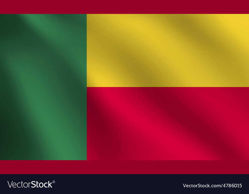 benin flag royalty free