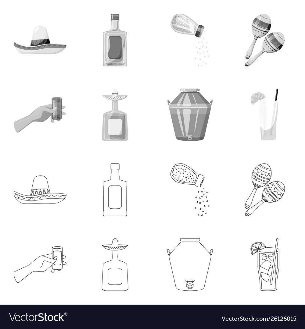 Cafe and latin logo Royalty Free Vector Image VectorStock