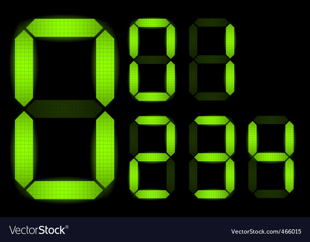 Digital Number Display