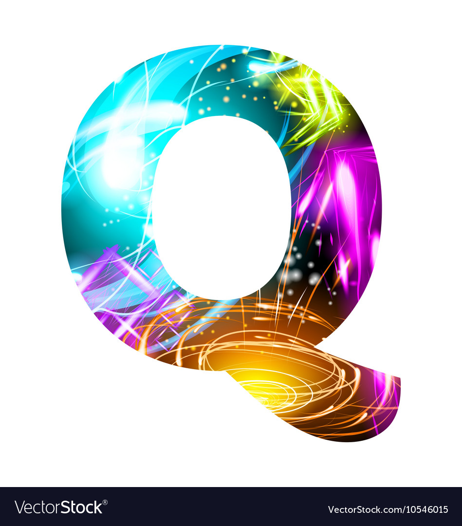Glowing light effect neon font color design text