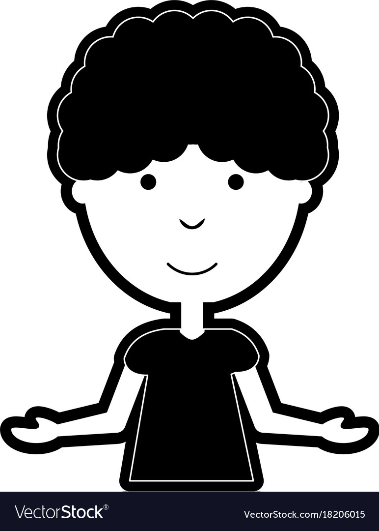 Man with open arms