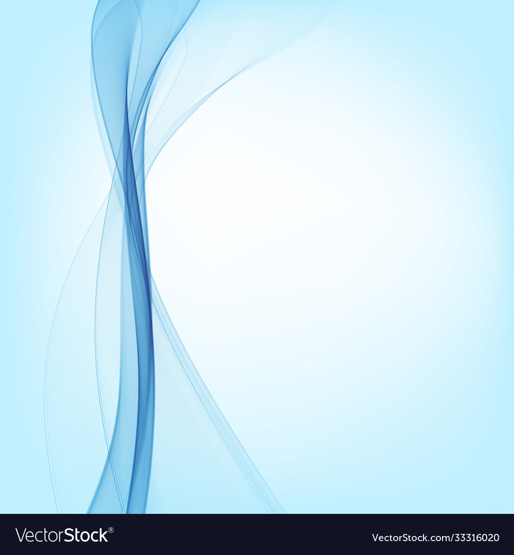 Abstract Blue Wave Background
