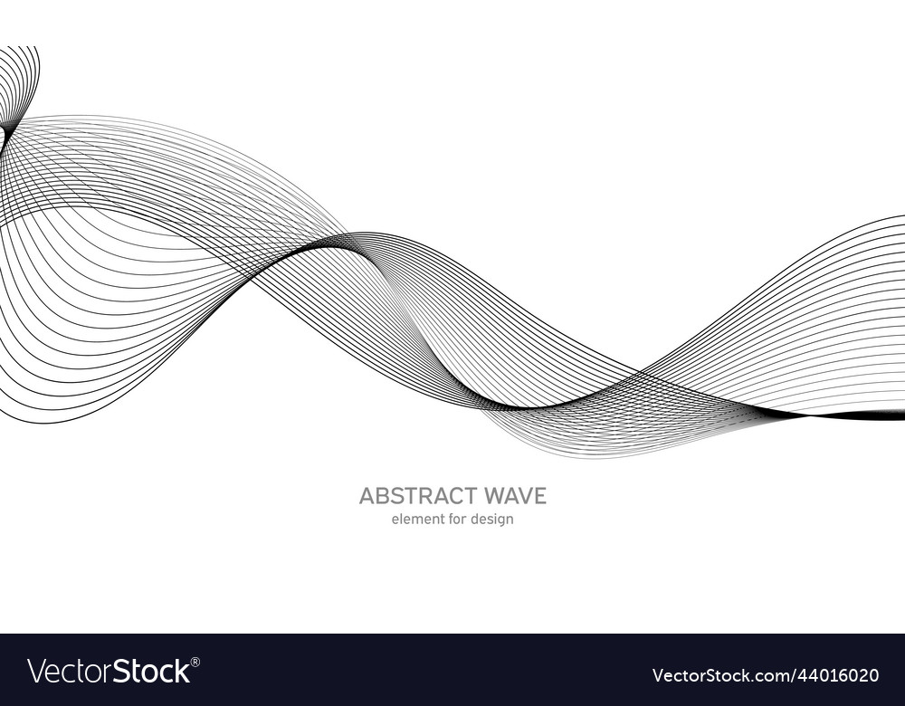 Abstract wave element for design digital vector image Abstract wave element for design digital