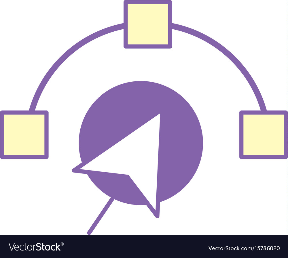 Pfeil-Cursor mit Knoten Design-Bild