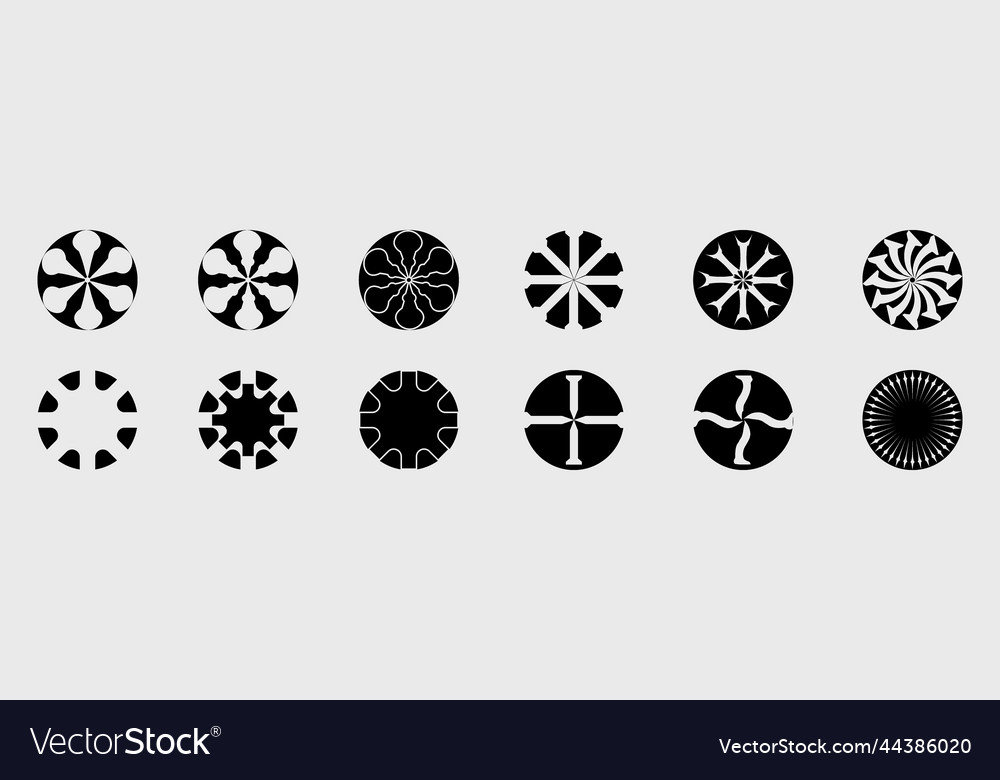 Collection of y2k elements large set retro Vector Image Collection of y2k elements large set retro