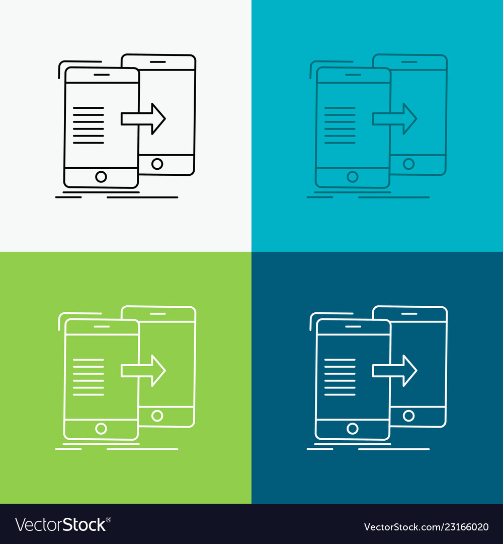 Data sharing sync synchronization syncing icon Vector Image Data sharing sync synchronization syncing icon