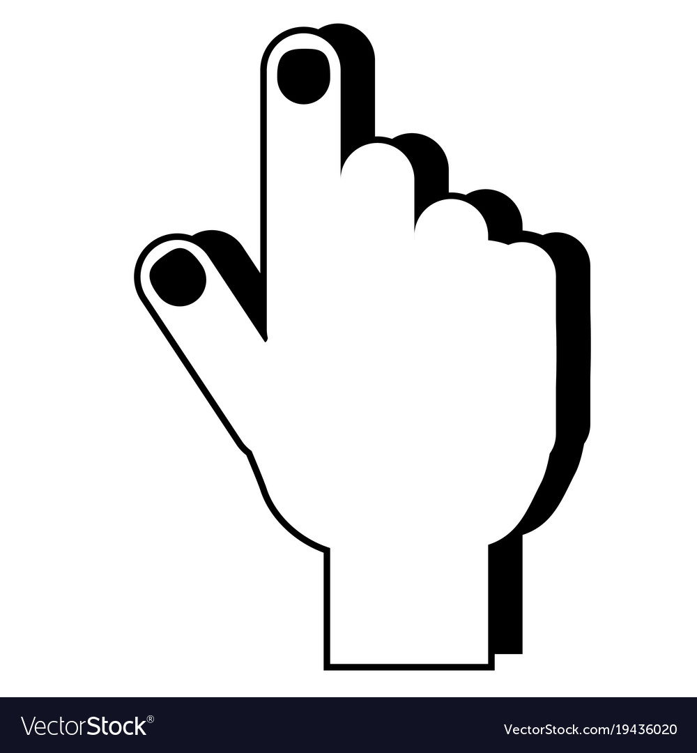 Human hand design Royalty Free Vector Image - VectorStock