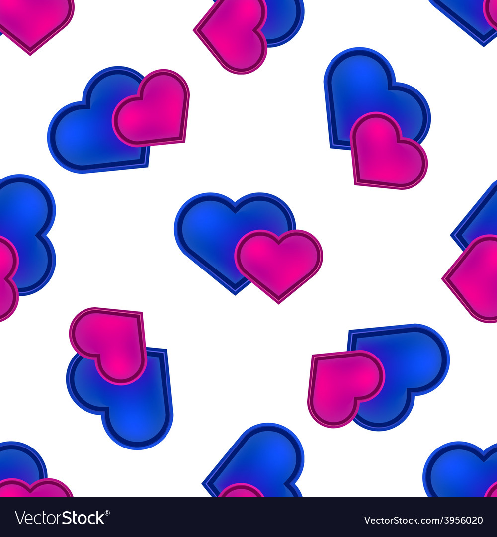 Pattern of hearts