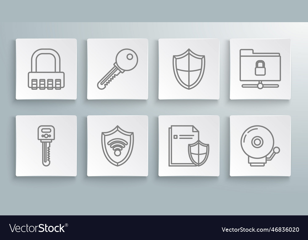 Set line key shield with wifi wireless internet