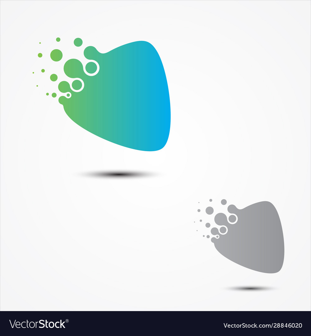 Simple triangle pixel design in flat style