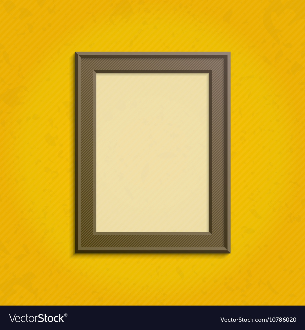 Wooden Frame Template Royalty Free Vector Image