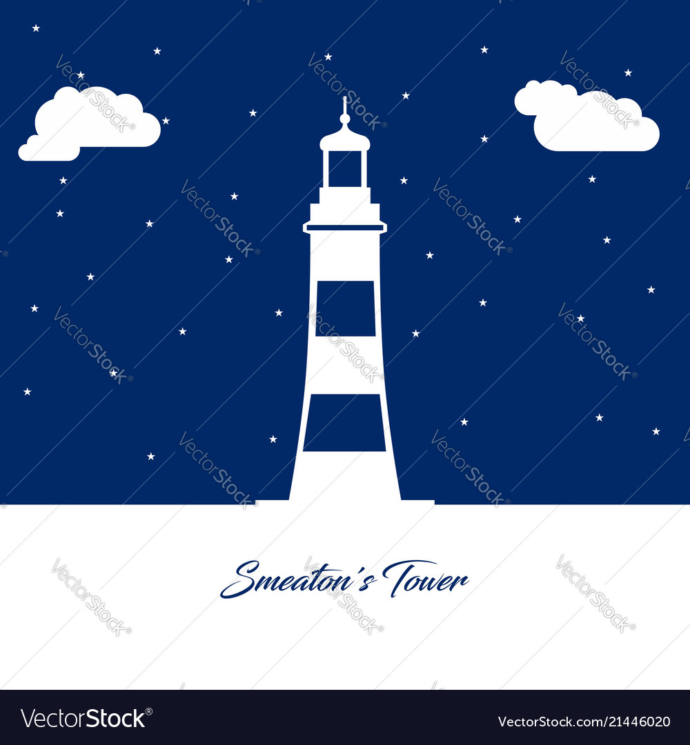 World famous landmarks design with blue background