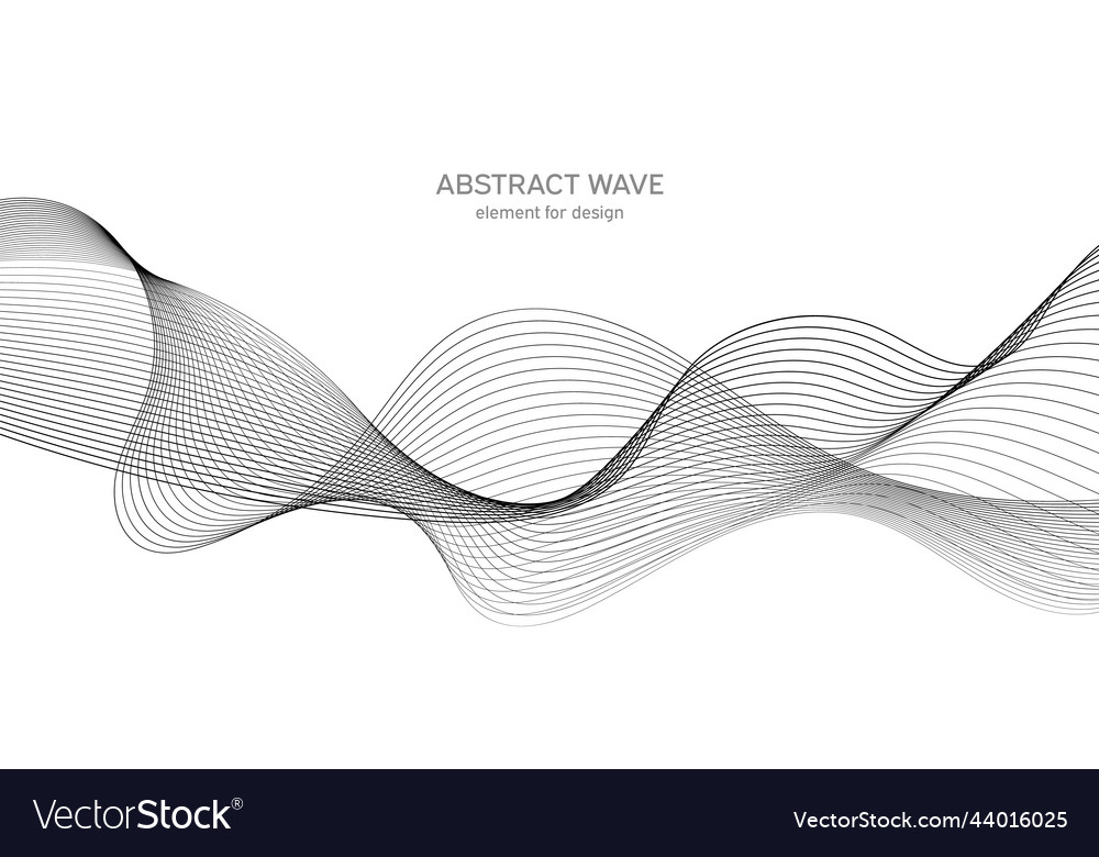 Abstract wave element for design digital vector image Abstract wave element for design digital