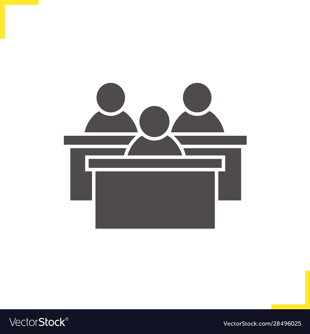 Audience glyph icon