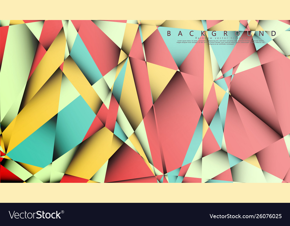 Background mosaic triangle