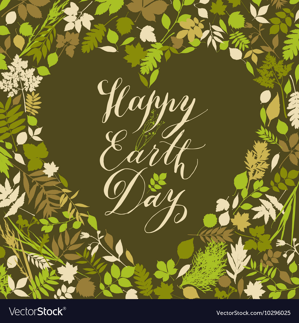 Happy earth day background nature abstract