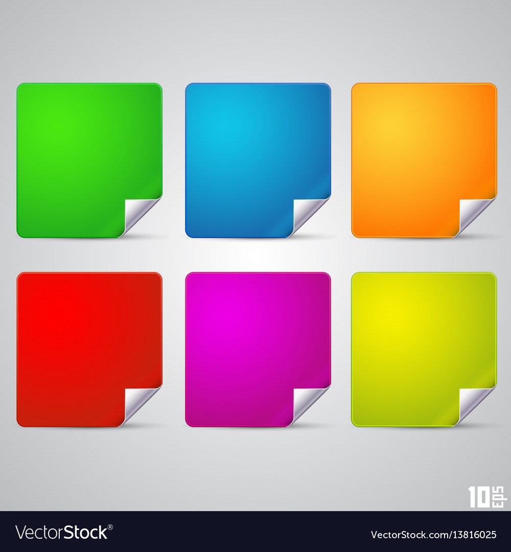 Square with a curved end vector image Square with a curved end