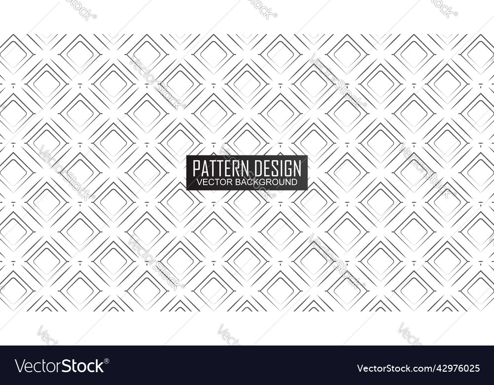 White background with squares pattern design