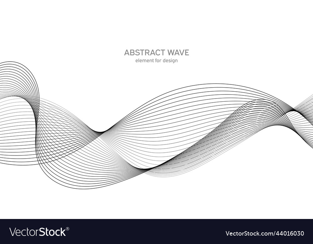 Abstract wave element for design digital vector image Abstract wave element for design digital