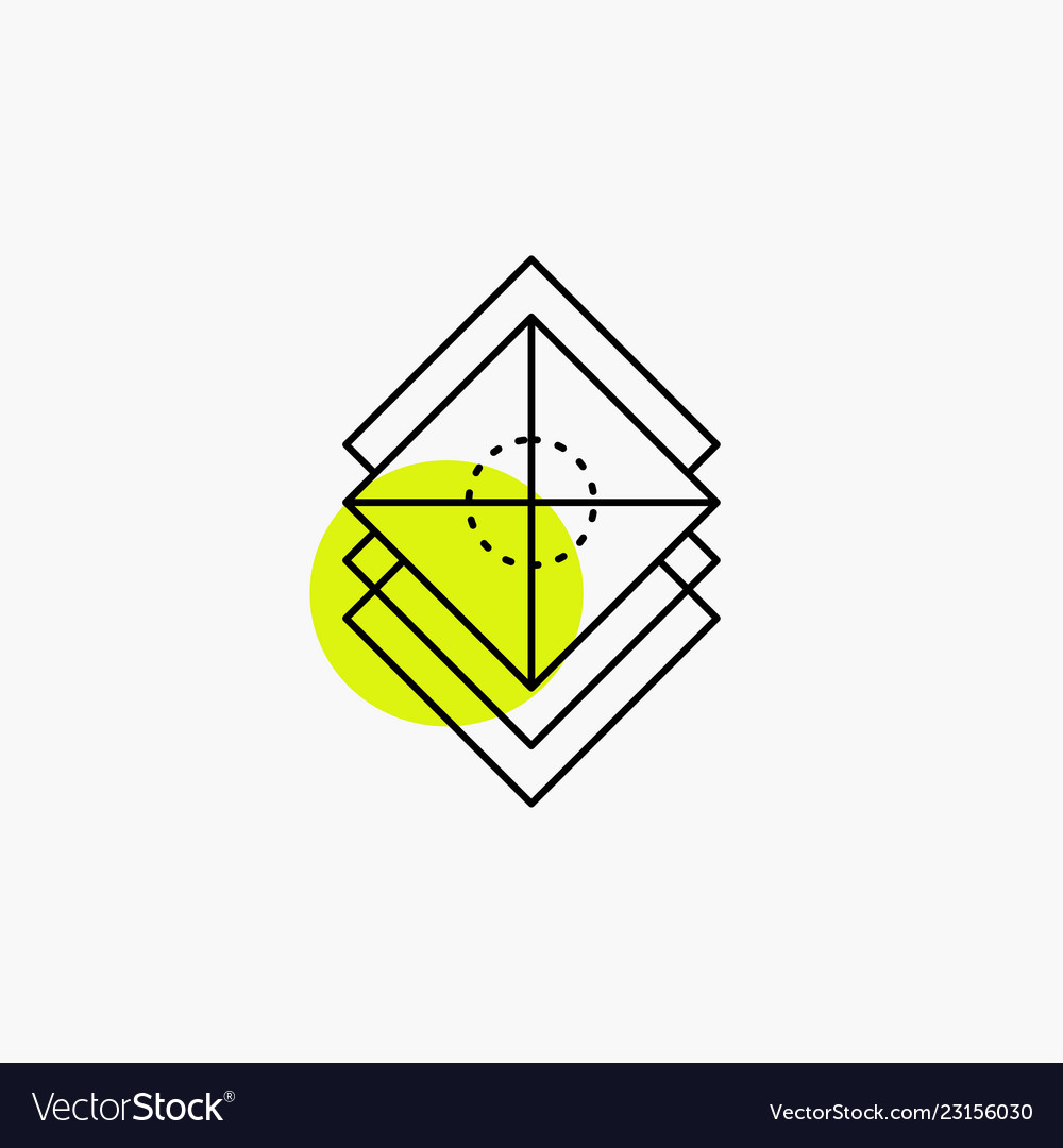 Arrange-Design-Schichten Stack Layer-Line-Symbol vector image Arrange-Design-Schichten Stack Layer-Line-Symbol