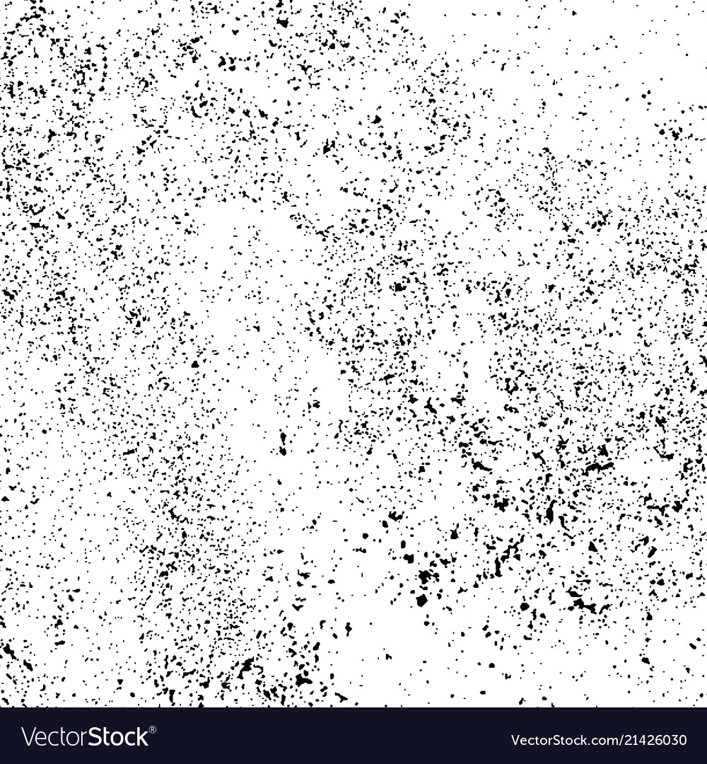 Black grainy texture isolated on white Royalty Free Vector