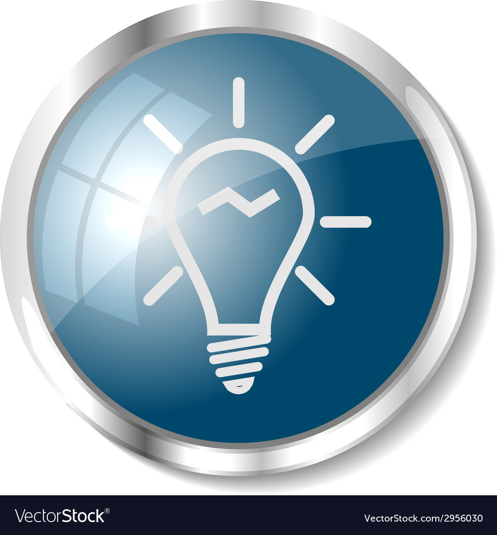 Blue web button