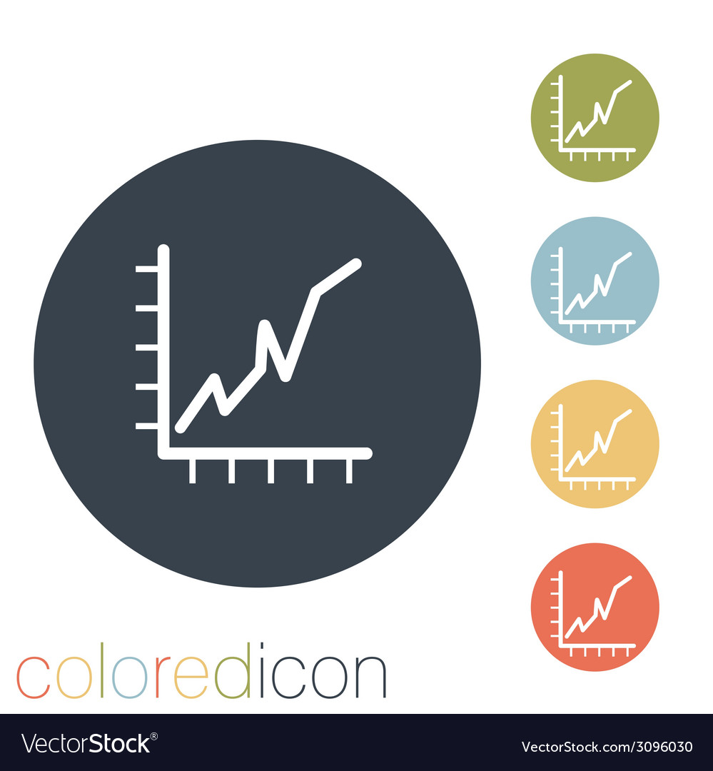 Chart diagram figure Royalty Free Vector Image